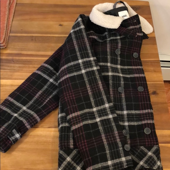 vans plaid jacket